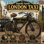 Sepeda Antik “London Taxi”: Perpaduan Klasik Inggris & Sentuhan Unik